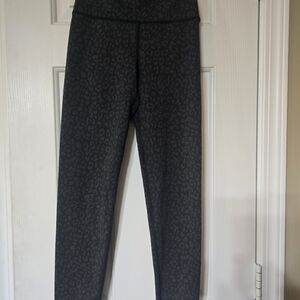Aerie Charcoal Leopard Print Leggings